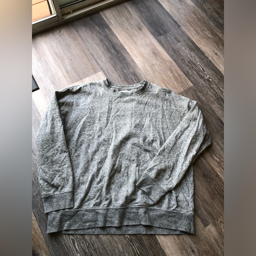Old Navy Gray Crewneck Men's Sweater Size Large